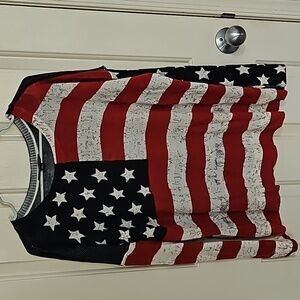 American Flag Sweater XL